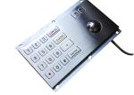 IP65 Vandal Proof Stainless Steel Keypad , Metal Numeric Keypad industrial For