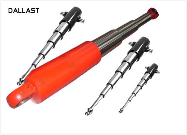 Buy cheap Welded Industrial Hydraulic Cylinders Single Acting Telescopic Lifting from wholesalers