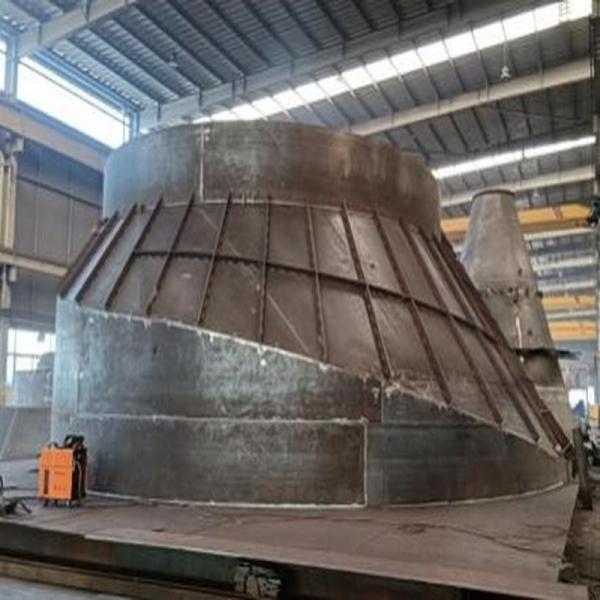 Buy cheap Crusher Hopper Hood Cyclone Steel Structural Fabrication For Crushing Station CE AISC CWB from wholesalers