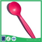 white color biodegradable Corn starch spoons