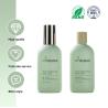 Buy cheap 250ml Green Round-shouldered bottle smooth with white pump for shampoo lotion bottle from wholesalers
