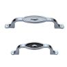 Buy cheap Oval GL8872 Kitchen Cabinet Knobs Chrome Arched Black Dresser Pulls Furniture Handles from wholesalers
