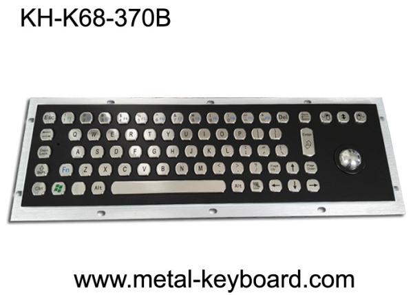 Buy cheap Electroplated Black Industrial Keyboard 30mA With 25mm Trackball from wholesalers