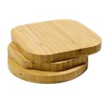 Bamboo Smart Phone Wireless Charger Ultra Slim Fast Charge 5W Biodegradable