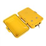 Railway Outdoor IP67 Industrial Weatherproof Telephone Wall / Pillar Mounted