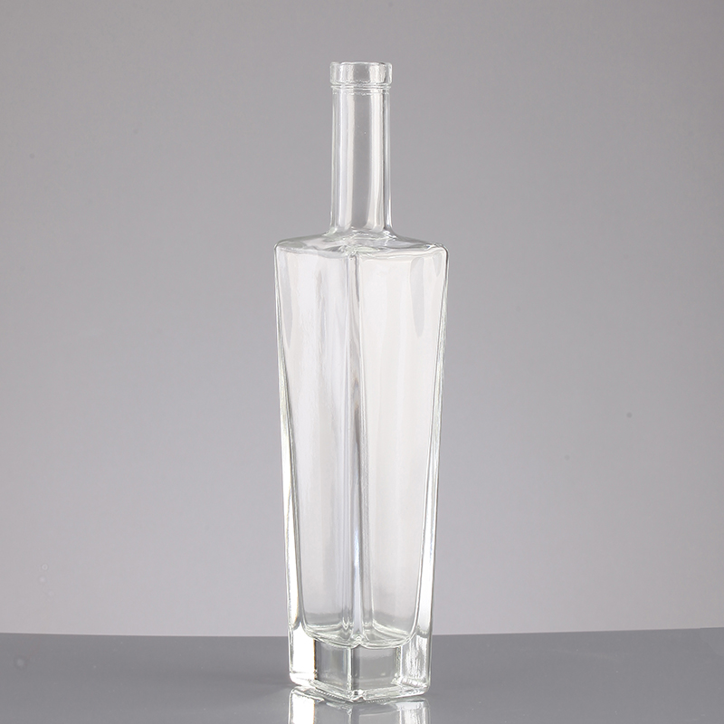 Spray Cap Square Vodka Glass Bottle Ideal for Whiskey Gin Bourbon Vodka Brandy Storage