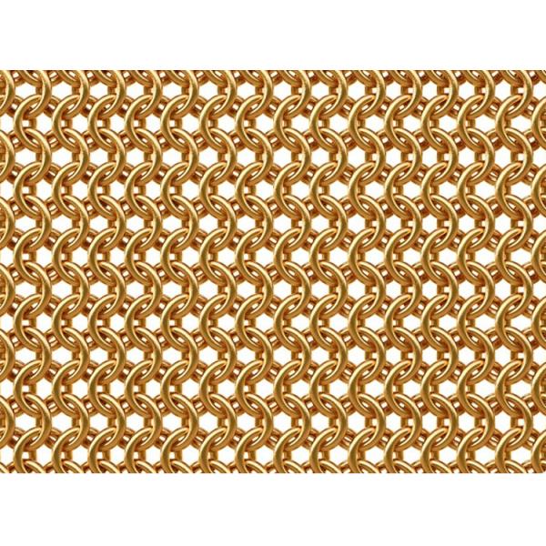Buy cheap Color Electroplated Woven Wire Mesh Partition Walls Decorative Brass Mesh Screen from wholesalers