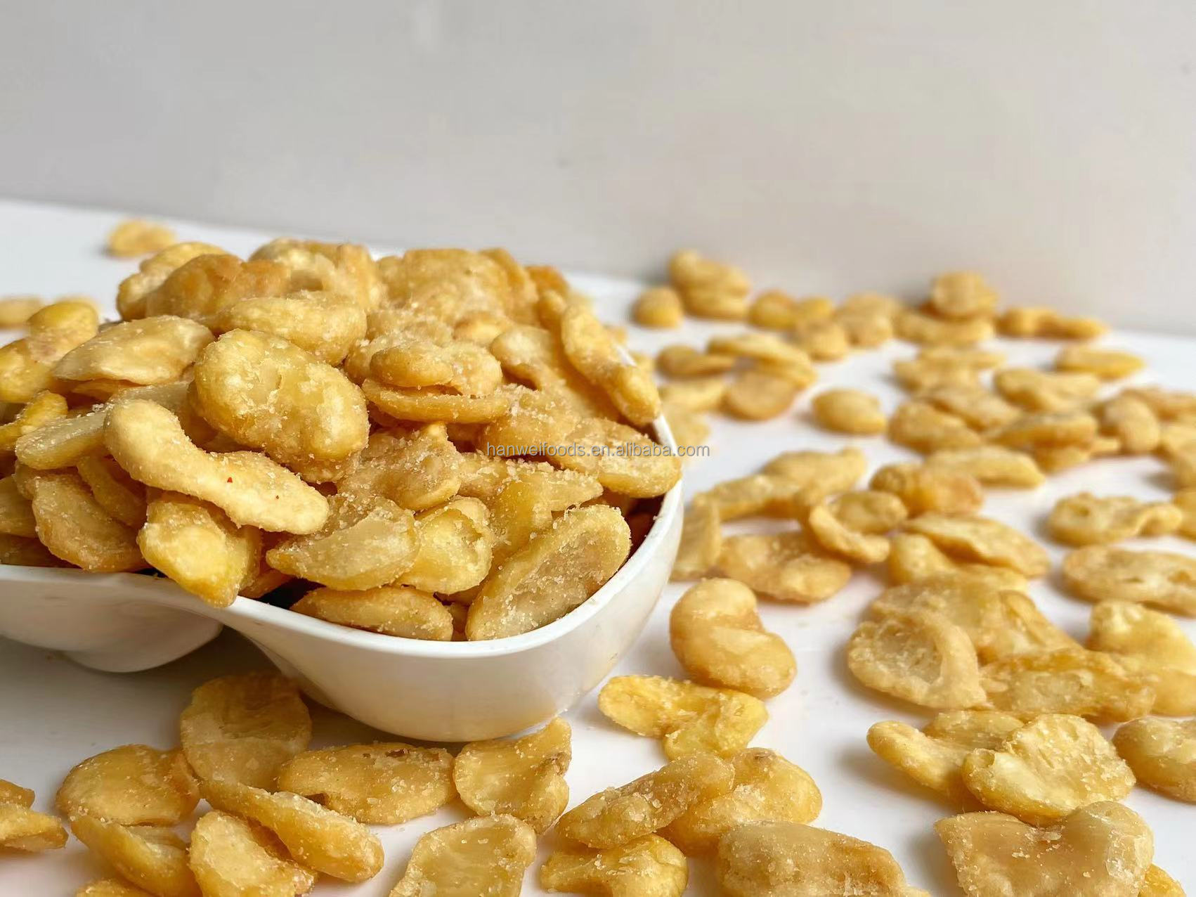 Slice Chips Spicy Broad Beans OEM Pizze Flavor Healthy Crispy Snacks