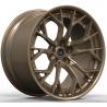 Buy cheap Custom 2 PC Forged Aluminum Alloy Rims Satin Bronze 21 22 23 Inch For Ferrari 458 488 from wholesalers