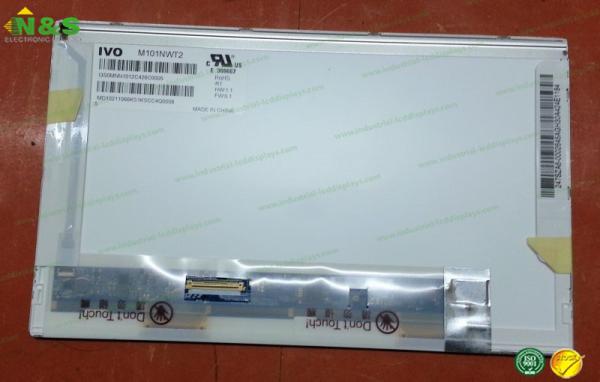 M101NWT2 R1 TFT Industrial LCD Displays IVO 10.1 Inch Active Area 222.72×125