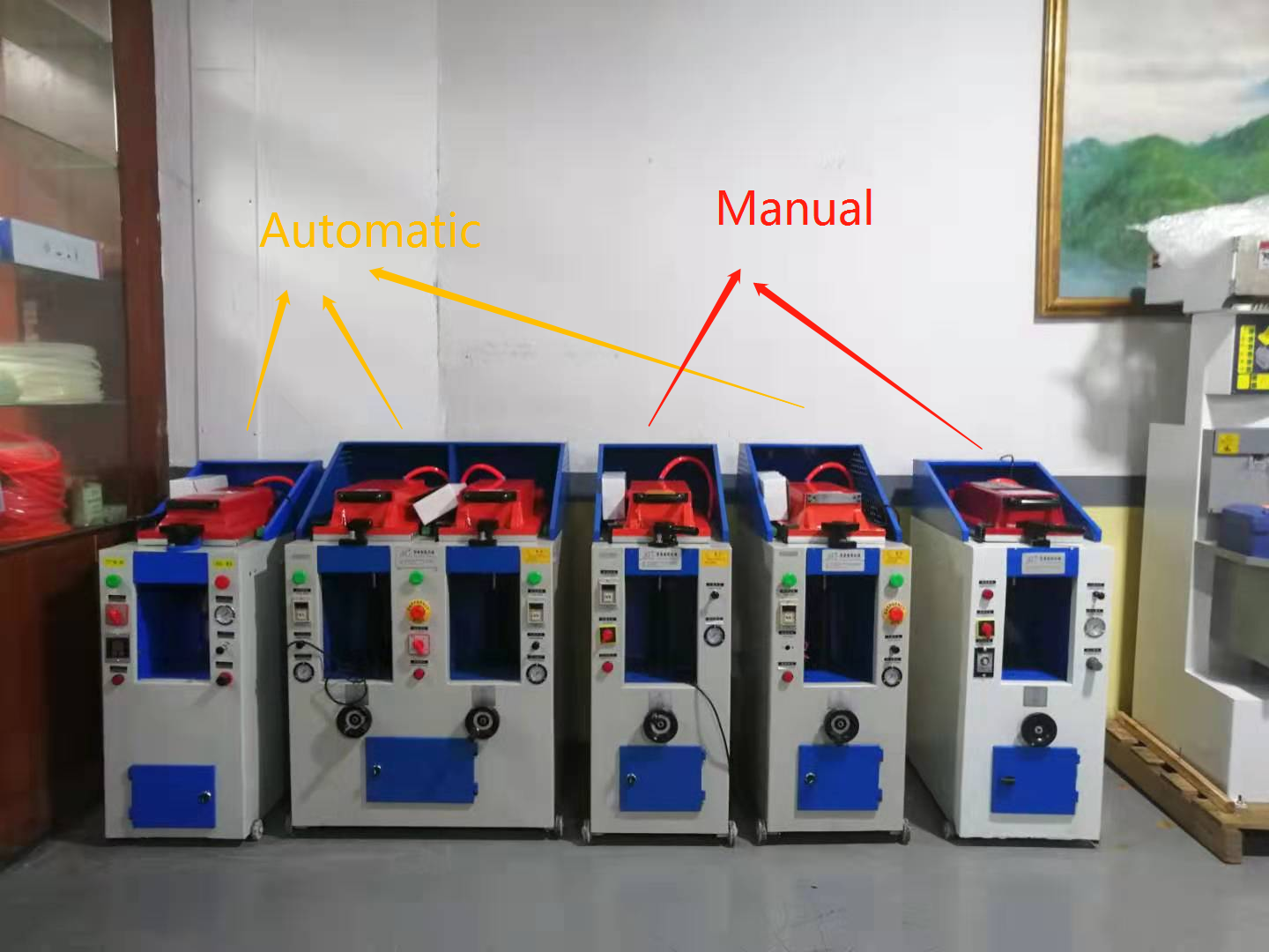 pneumatic manual-type single head shoe sole pressing machine