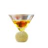 Buy cheap Golden Bottom Crystal Cocktail Glasses from wholesalers