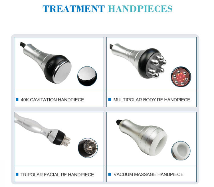 Professional treatment 40K cavitation 5 in 1 home use portable slimming machine