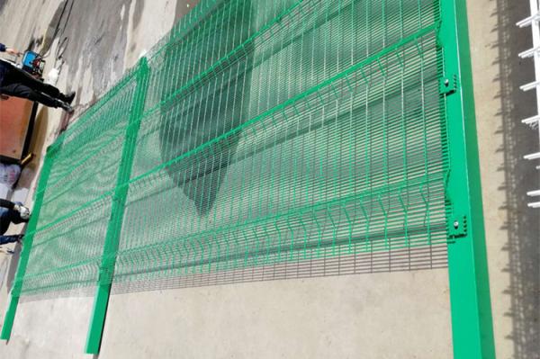 Buy cheap 4mm Wire Dia Welded Mesh Fencing , High Security Fence Powder Coated from wholesalers