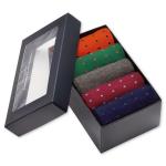 custom socks packaging lid and base rigid box luxury stockings underwear paper