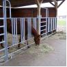 Buy cheap 1.8m Livestock Farm Yard Fence Panels Galvanized Steel 6 Rail Horse Corral Fencing from wholesalers