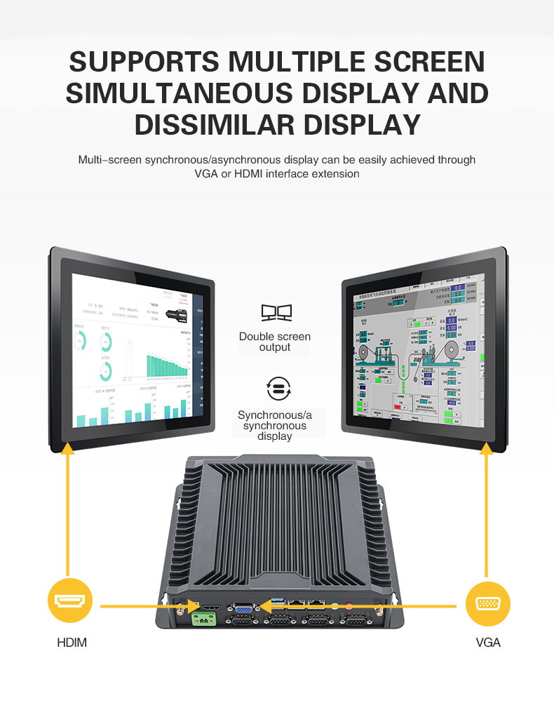aluminium alloy texture Android Waterproof Rugged Fanless Pc