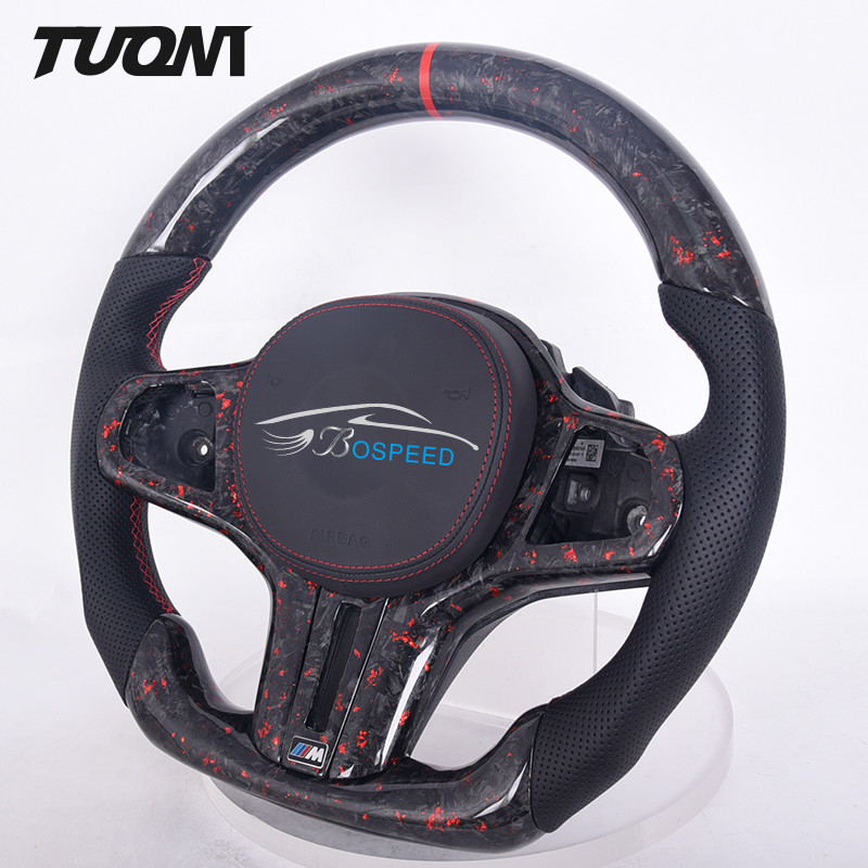BMW Sporty Flat Bottom Carbon-Fiber-Wheel for Sale Forged Steering Wheels