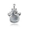 Buy cheap Totoro Exclusive Iron Meteorite 925 Sterling Silver Pendant For Daily Wear from wholesalers