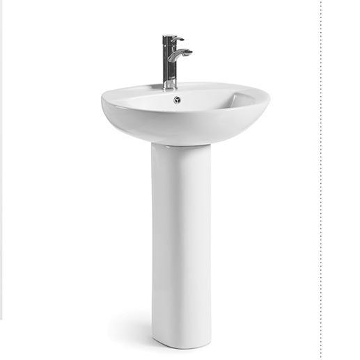 Buy cheap Floor Standing Modern Pedestal Basin For Sophisticated Bathroom from wholesalers