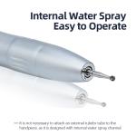 Dental Slow Speed Straight Handpiece Internal Water Spray Low Speed 1:1 Straight
