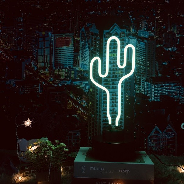 130V Glass Neon Wall Sculpture