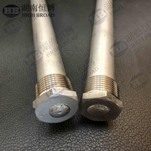 Zinc Aluminum AZ63 AZ31 Magnesium Anode Rods 9mm-26mm Diameter Malleable