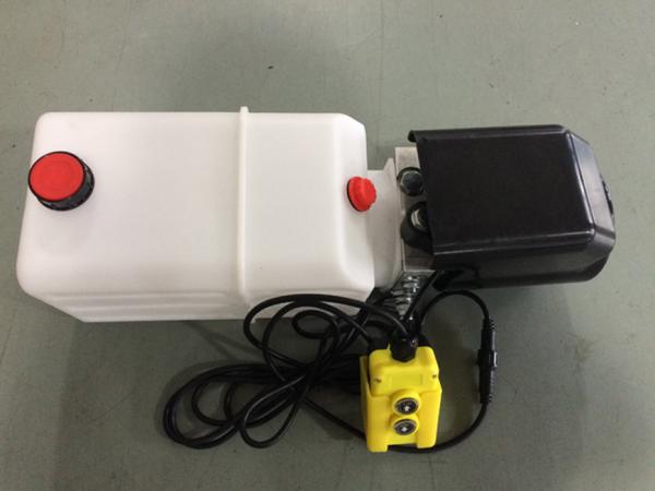 DC 12V Motor Horizontal Single Acting Mini Hydraulic Power Packs for Dump