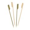 Buy cheap 25cm Disposable Green Wooden Bamboo Sticks Bamboo Paddle Skewers from wholesalers