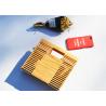 Buy cheap Vintage Rectangle Bamboo Evening Clutch Bags Box Shaped For Summer Vacation from wholesalers