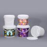 Buy cheap Food Grade Beverage Plastic Candy Buckets Halloween Container with Lids and Handles from wholesalers