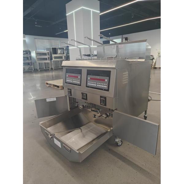 OFG-322 Digital Computer Panel Two Pots Four Baskets Automatic Deep Fryer Machine GAS Open Deep Fryer