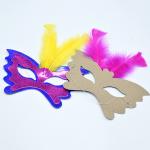 Buy cheap Women Festival Party Decorations Paper Handicraft Masks 350gsm CCNB Material from wholesalers