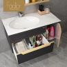 Buy cheap Wall-Mounted Stainless Steel Bathroom Vanity Cabinet With Hexagonal LED Mirror from wholesalers