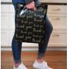 Buy cheap PE PVC Thank You Plastic Shopping Bags Black Boutique Shopping Bag from wholesalers