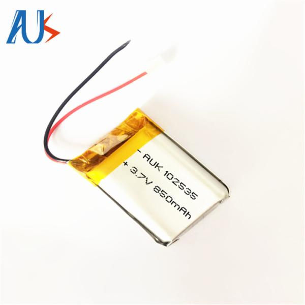 Buy cheap Lithium Polymer Battery LiPo 3.7v 850mah Ultra Thin 102535 Battery from wholesalers