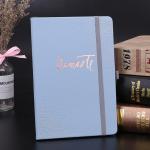 Eco friendly Hardcover Round Spine Notebook Printing Greenstuf Paper 80-300gsm