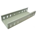 Silver Ventilated Cable Tray And Cable Ladder Galvanized Steel