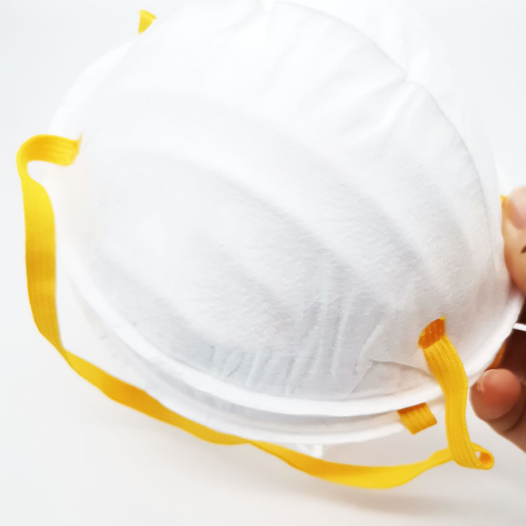 Breathable Disposable Pollution Mask Block Dust / Air Pollution / Droplets