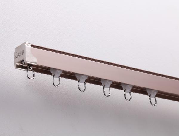 Buy cheap Aluminum Alloy 6m Length Ceiling Mounted Shower Curtain Rail In 4 Colors from wholesalers