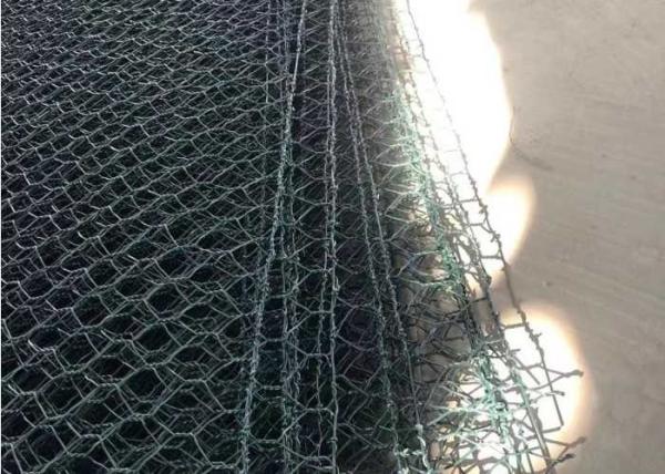 Buy cheap 220-240g/M2 Zinc Coated Gabion Mattress Dark Green from wholesalers