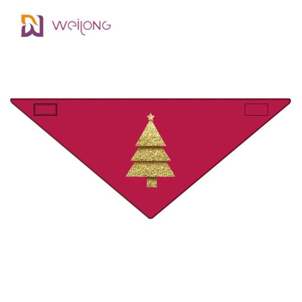 Buy cheap Comtim Christmas Dog Bandana Scarf Triangle Kerchief Bids For Small Medium Large Dogs & Cats, Pet Accessories Decoration from wholesalers