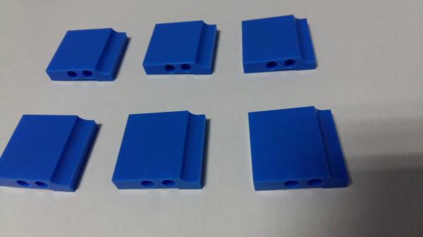 Buy cheap Professional CNC Plastic Machining Polishing Blue POM Parts from wholesalers