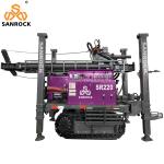 Crawler Water Well Drilling Rig Hydraulic Borehole 250m Deep Water Drilling
