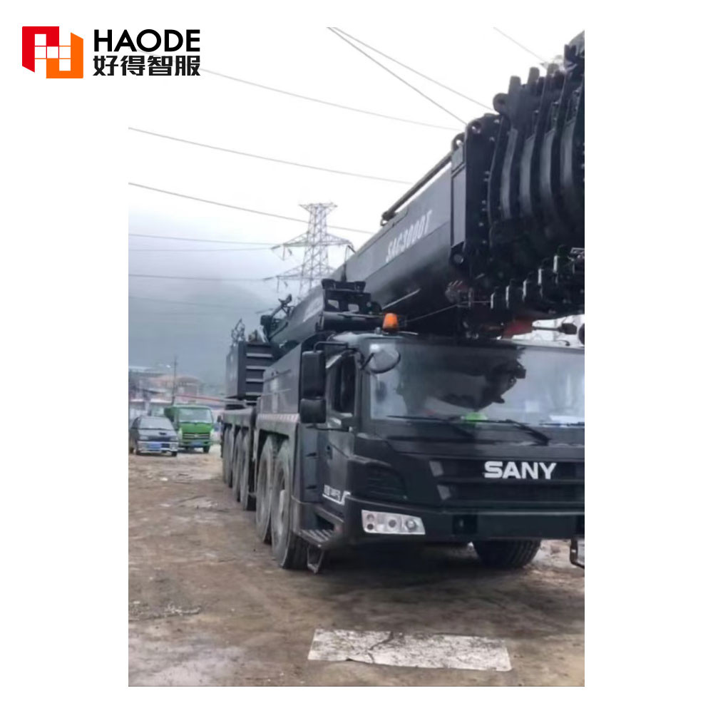 2017 Used SANY SAC3000T 300t All-Terrain Mobile Crane Tadano STC550e5 STC800t5 STC750s with Core Components Engine and Pump