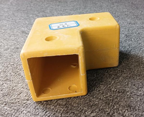 Buy cheap FRP Connectors Handrail Fittings Fiberglass Tube Pipe 50mm SMC Two Way Corner FRP Tube Accessaries from wholesalers