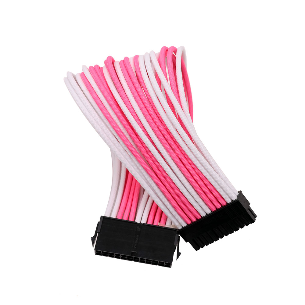 Sleeve Extension Cable 24Pin 8Pin 6Pin ATX Cable Extension Management Kkit PC Computer Sleeved