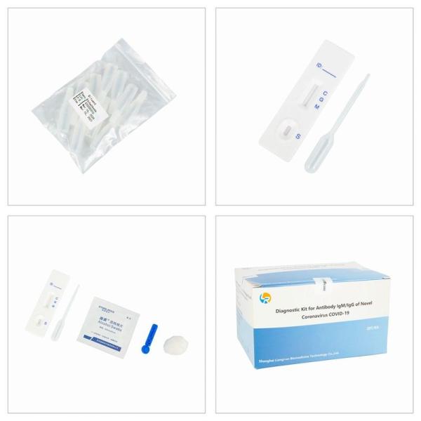 Buy cheap Fingertip Blood Flu Virus Rapid IgM IgG Virus Test Kits from wholesalers