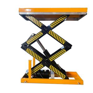 Buy cheap 1000kg Double Scissor Lift Tables 1300mmx820mm Max Height 1780mm from wholesalers