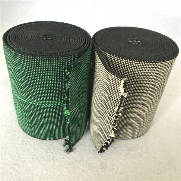 Buy cheap Europe stlye High Tenacity Elastic Webbing Green Color Width 12cm For Sofa from wholesalers
